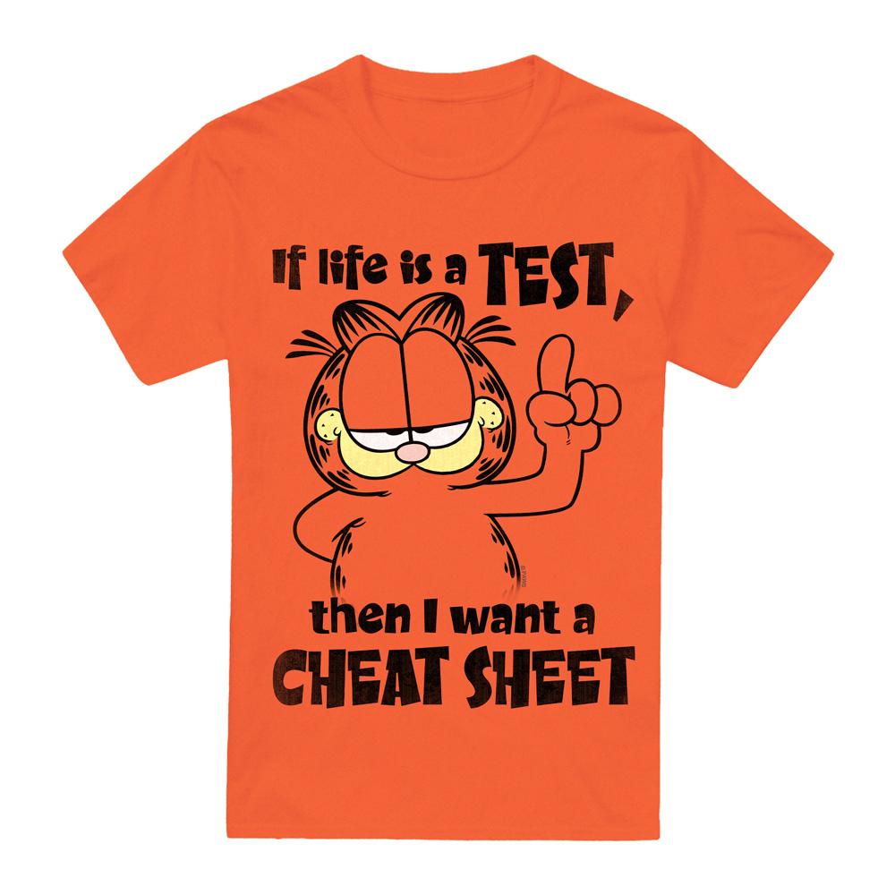 Garfield Mens Cheat Sheet T-Shirt