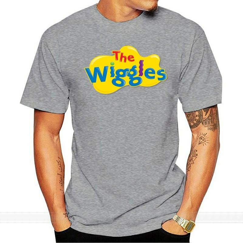 The Wiggles Logo s  TShirt men funny print women tops tee Casual Oneck tshirts