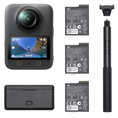 DJI Экшн-камера Osmo 360 Adventure Combo с 3 влогерскими нативными 8K Boosted спортивными влогерскими экшн-камерами 360-градусные камеры, видео, 4K/120fps и 170°