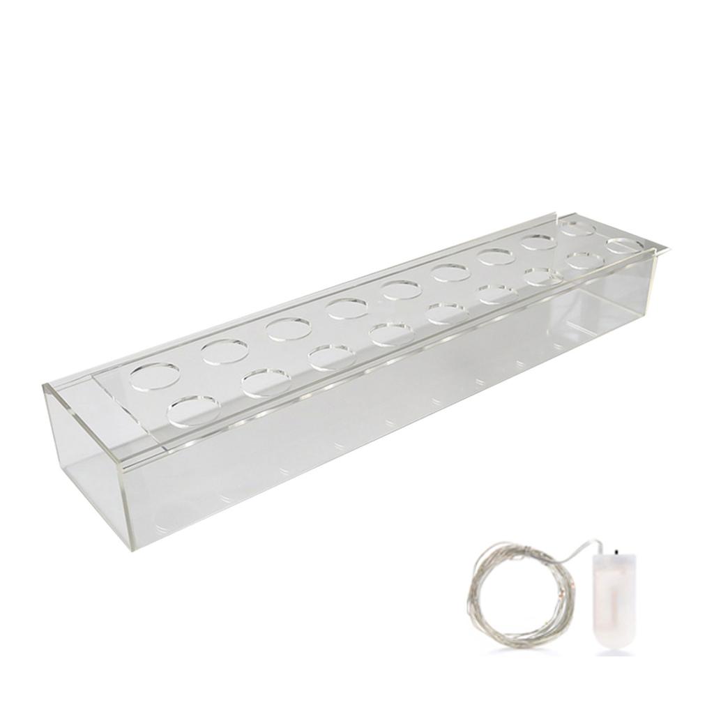 DIY прозрачная акриловая ваза для цветов, контейнер для организации цветов, домашнее украшение на день, свадебное украшение, подарок