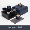 Portable Ceramic Zen Black Travel Tea Set