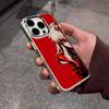Аниме И-Инуяша Чехол для телефона Для IPhone 17 Air 16 E 15 14 13 12 11 Plus Pro Max Гальванизированный Прозрачный Мягкий Чехол