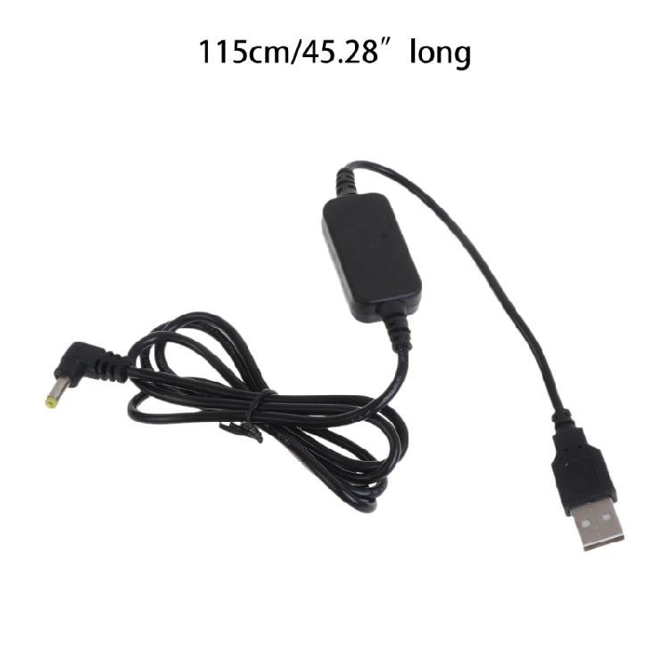 Кабель питания USB 5В в DC 12В 4мм x 1.7мм Кабель повышающего преобразователя напряжения USB