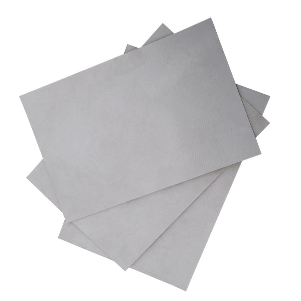 Комплект из 3 шт. ПВХ-заплаток для ремонта надувного плота, лодки, каноэ, каяка (серый)