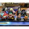 8 шт. Аниме One Piece Фигурки Модель Куклы Игрушки Милый Луффи Ока Ситибукай Эйс Боа Хэнкок Джинбе Коллекционные Игрушки Полный Набор