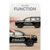 1/18 Scale Toyota Prado SUV Off-road Vehicle Alloy Scale Car Model Diecast Metal Sound and Light Collection Children Toy Car Vehicle Gift