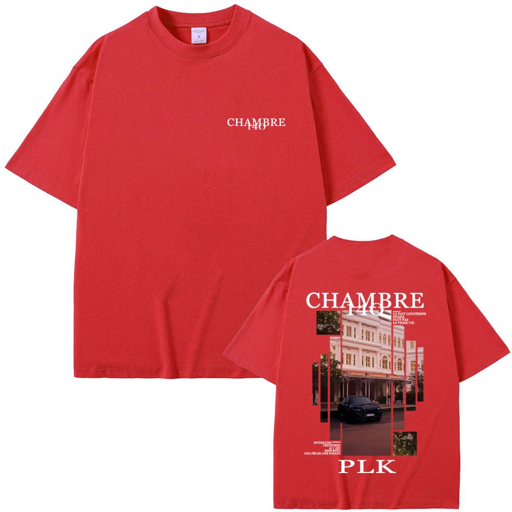 Rapper PLK Chambre 140 Album Graphic Tshirt Unisex Women Hip Hop Fashion Pop Music Tshirts Unisexs Casual Cotton Vintage T Shirts