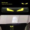 1 шт. Автомобильный светодиодный демонический глаз для передней решетки автомобиля, значка на багажник, с подсветкой, наклейка, эмблема, автофара, украшение своими руками