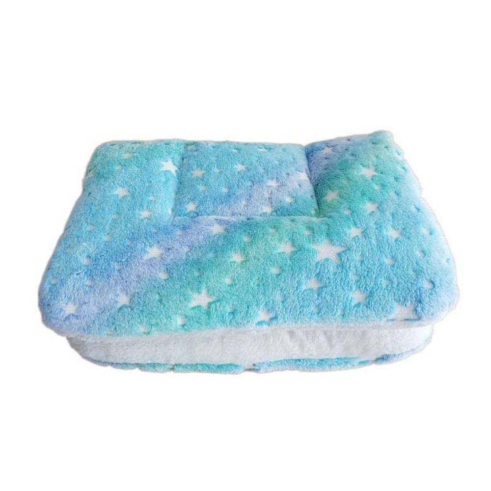 Soft Flannel Pet Mat Flannel Dog Blanket Mat Cat Cover Blanket Dog Thicken Sleeping Mat  Winter