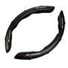 Non-Slip Carbon Fiber Car Steering Wheel Cover For Chevrolet Colorado Cruze Captiva Malibu Trax Aveo Camaro Sonic Tahoe Impala Equinox Suburban