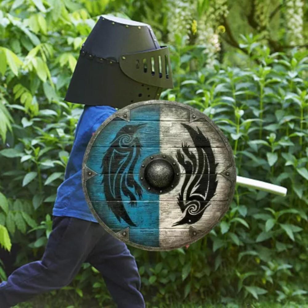Щит викинга Raven Bird, щит викинга Ragnar, деревянный щит викинга для косплея, подарок