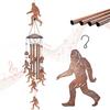 Big Foot Wind Chimes for Outside Metal Windchime Decoration for Home Garden Patio Yard Decor Sasquatch Gifts for Women Dad Grandpa