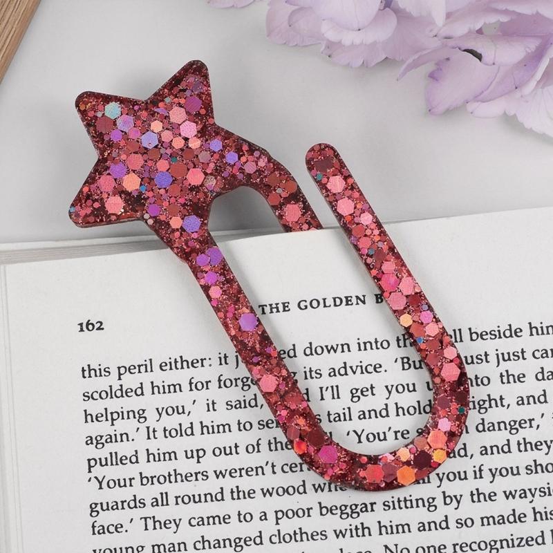 Earrings Silicone Molds Jewelry Making Mold Paper Clip Shape Pendant Moulds Silicone Texture Present for Art Enthusiasts