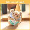 Butter Bear Cute Keychain Pp Cotton Stuffed Toy Backpack Decor Gift For Kids