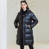 Women's Black Overcoats Winter Hooded Warm Down Cotton Jackets Women's Clothing Long Parkas Thick Waterproof Coat
