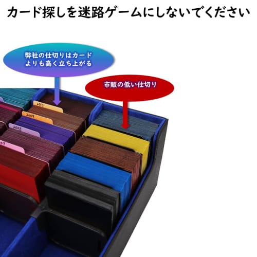 Deck Case, Trading Card Case, Storage Box, Holds 3000+ Cards, with Window, Display Slots, Dividers, and Card Stoppers, Compatible with Yu-Gi-Oh!, MTG,