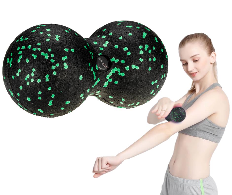 Aqua-Sport Powerstrech Epp Duoball Roller Black-Green As04141
