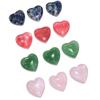 Non-porous Natural Crystal Stones Natural Quartz Crystal Ornaments Heart-shaped Stone  Gift
