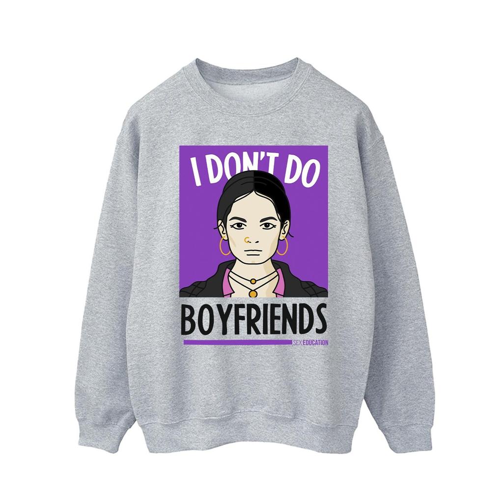 Netflix Mens Sex Education I Don´t Do Boyfriends Sweatshirt