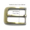 35mm Metal Pin Buckle Fashion Waistband Buckles Belt DIY Leather Craft Buckle Black Silver Bronze Men's Solid Buckle Accessories