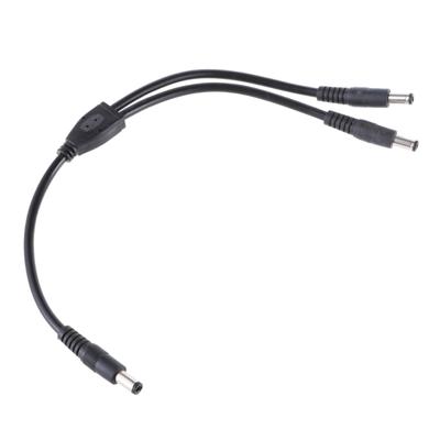 Кабель-разветвитель питания DC5.5x2.1MM Кабель-разветвитель Y DC5525 Для LED, CCTV 18AWG Прочный шнур питания 30см/11.81дюйм