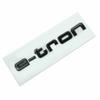 Наклейки на автомобиль с логотипом E tron для Audi, чисто электрический задний значок, новый логотип Audi e-tron, спортивные модифицированные наклейки для заднего крыла