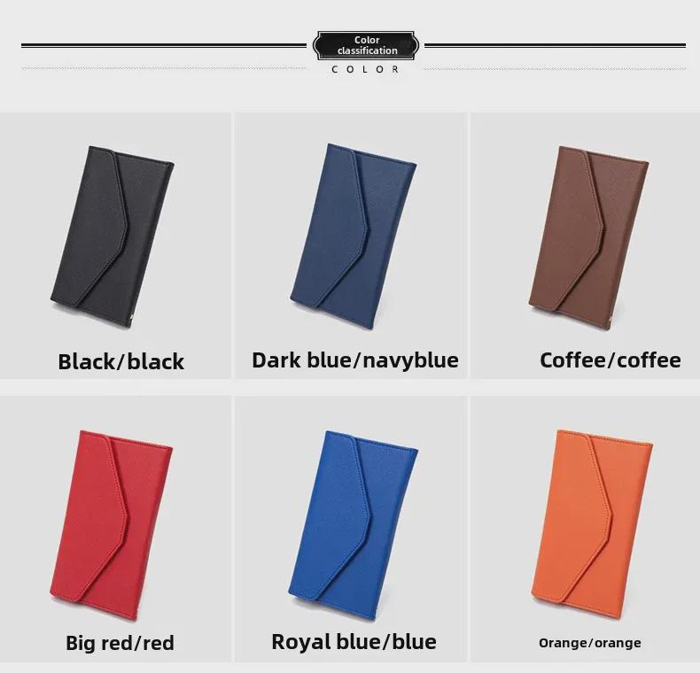 Держатель паспорта Xiangyin RFID: Кожаный дорожный кошелек тройного сложения с отделениями для удостоверения личности и карт