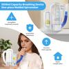 Спирометр Incentive Spirometer 5000ML Измерение объема с индикатором скорости потока Тренажер для глубокого дыхания для студентов, детей, взрослых, пожилых людей Устройство для тренировки легких