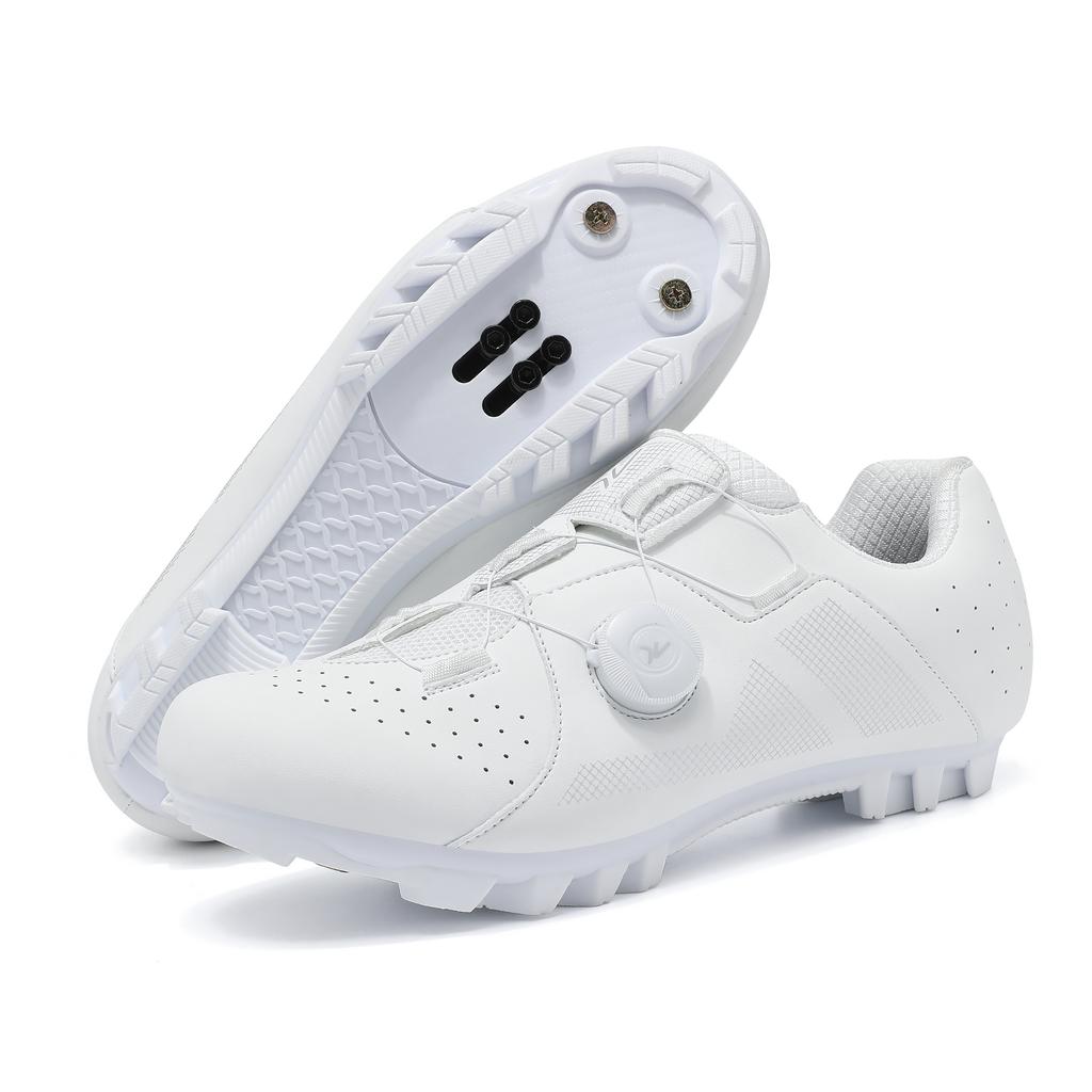 Туфли для шоссейного велоспорта Мужские Женские Дышащие резиновые Трейловые Горные Велосипедные Туфли для Катания Туфли МТБ Педали SPD Велосипедные Туфли