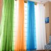 30% Shading Sheer Curtains for Living Room Window Transparent Voile Tulle Curtain Colourful Wedding Drapes Home Decor High Quality