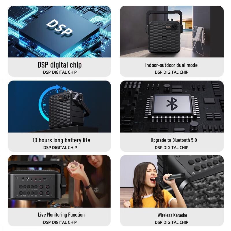 Philips SD60 Portable Outdoor Bluetooth Speaker