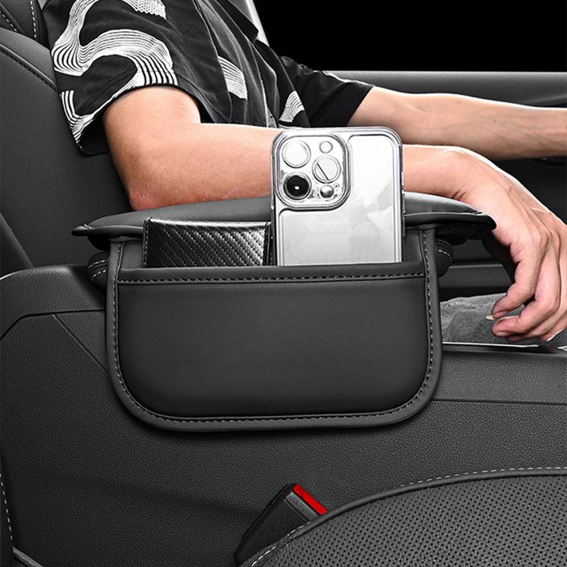 Car Armrest Box Cushion Protection Mat Storage Pocket Accessories For KIA Carnival Niro EV9 K8 Forte Cerato Sportage Ray EV