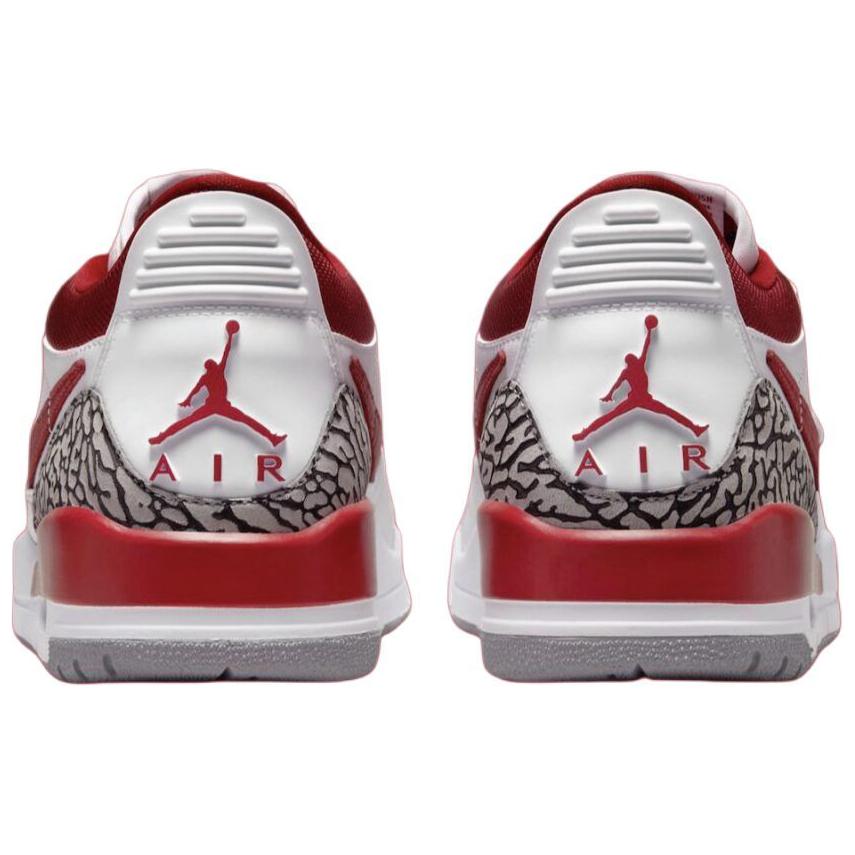 Air Jordan Jordan Legacy 312 Low Белый Красный Тренажерный Женские Кроссовки Цементно-Серый Черный FQ7827-106