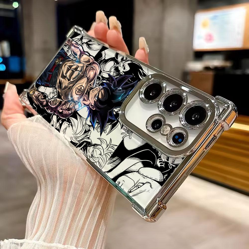Чехол для телефона Goku Anime Dragons Balls для Galaxy S26 Ultra Чехол для Samsung S26 S25 S24 S23 S21 Ultra S20 FE S25 Plus Мягкий чехол