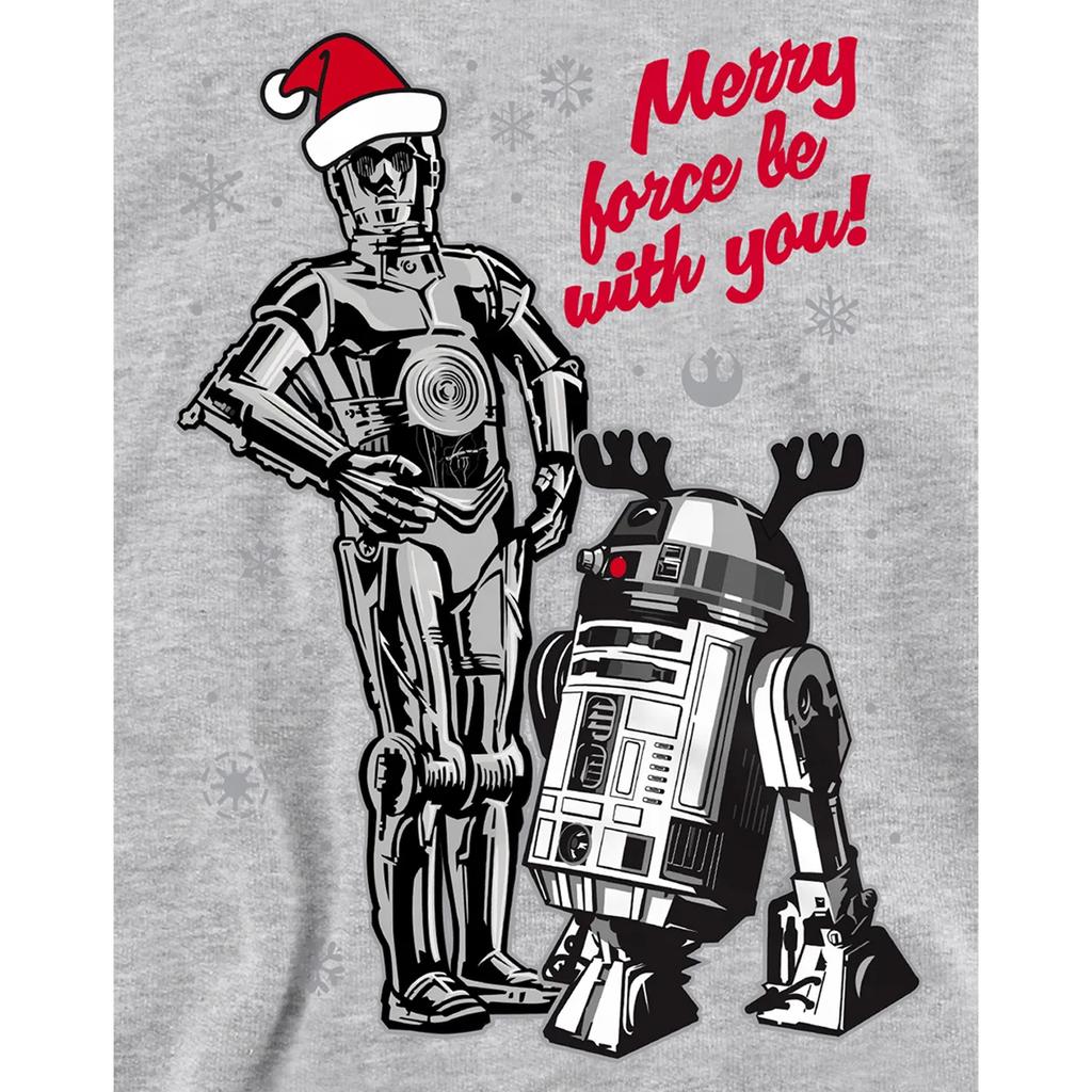 Star Wars Childrens/Kids Merry Christmas Droids Pullover Hoodie
