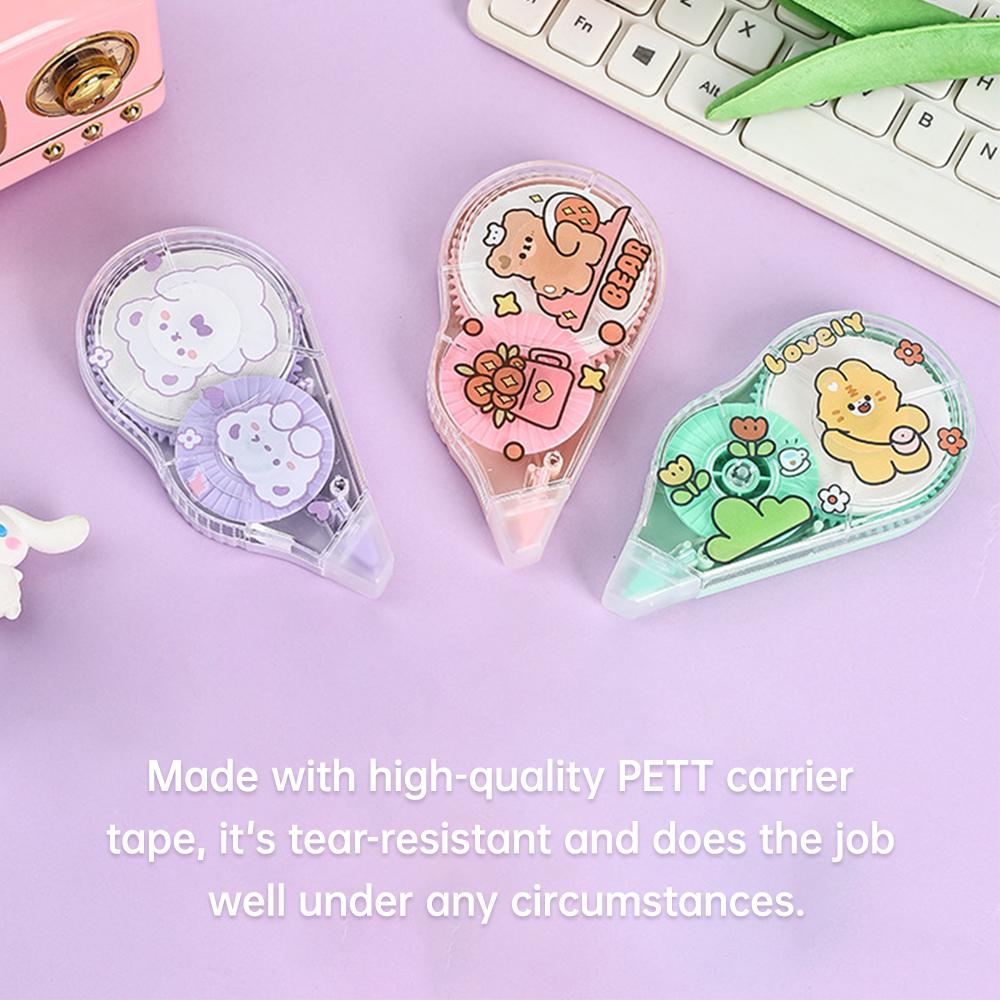 Correction Tape White Out Correction Tape Dispenser Easy To Use Applicator for Instant Corrections