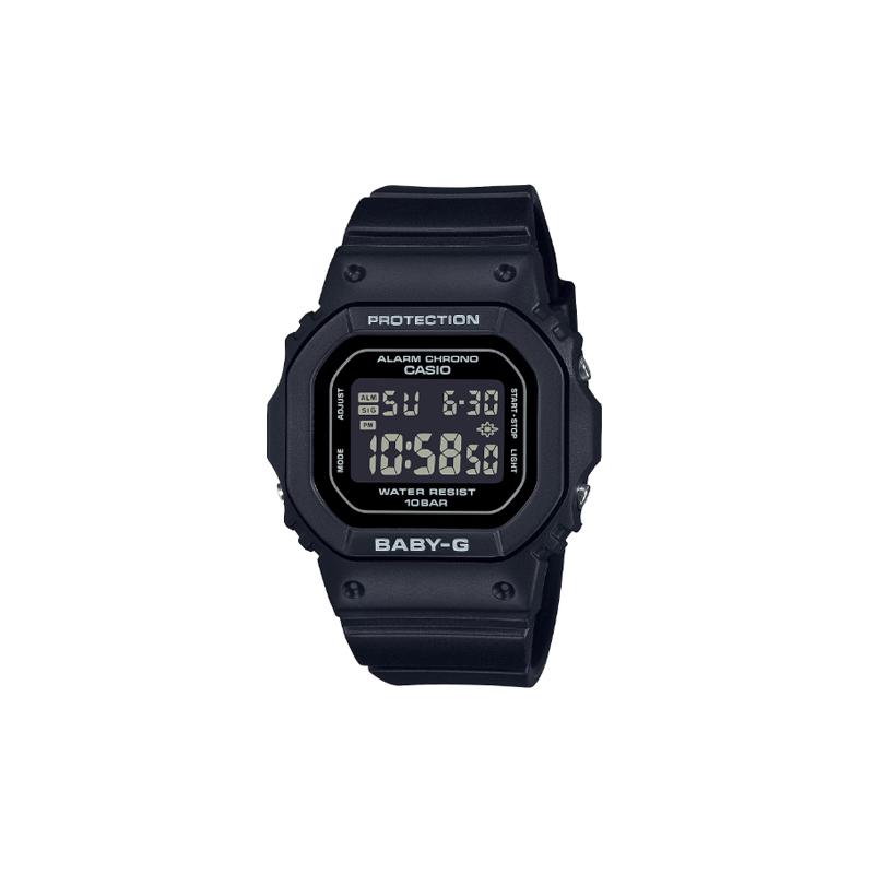 Casio BABY-G 100 метров водонепроницаемые повседневные кварцевые смоляной ремешок одинаковый стиль для мужчин и женщин черный циферблат BGD-565U-1JF