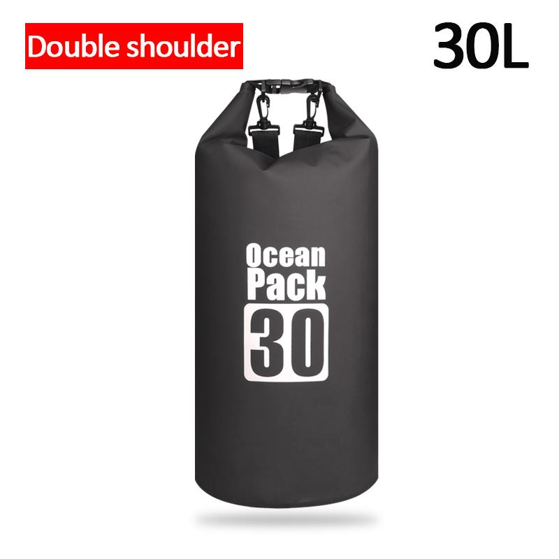 500D Waterproof Swimming Bag Dry Sack 2/5/10/15/20/30L Waterproof Floating Dry Gear Bags For Boating Fishing Rafting Swimming