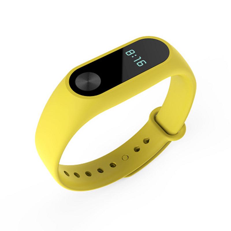 Mi Band 2 Ремешок для браслета Ремешок Miband Замена сплошного цвета силиконовый браслет