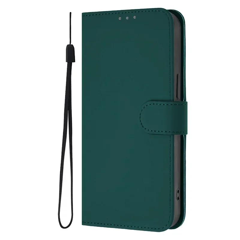 Чехол-книжка для Xiaomi Poco M7 Pro 5G POCO M7 pro на Для Xiaomi Poco M 7 Pro M7Pro 5G Однотонный кожаный чехол для телефона Фунда