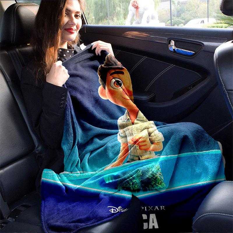 1 шт., Плед для домашнего декора в стиле Disney Pixar Лука. Идеально подходит для дивана, кровати, путешествий, кемпинга, автомобиля