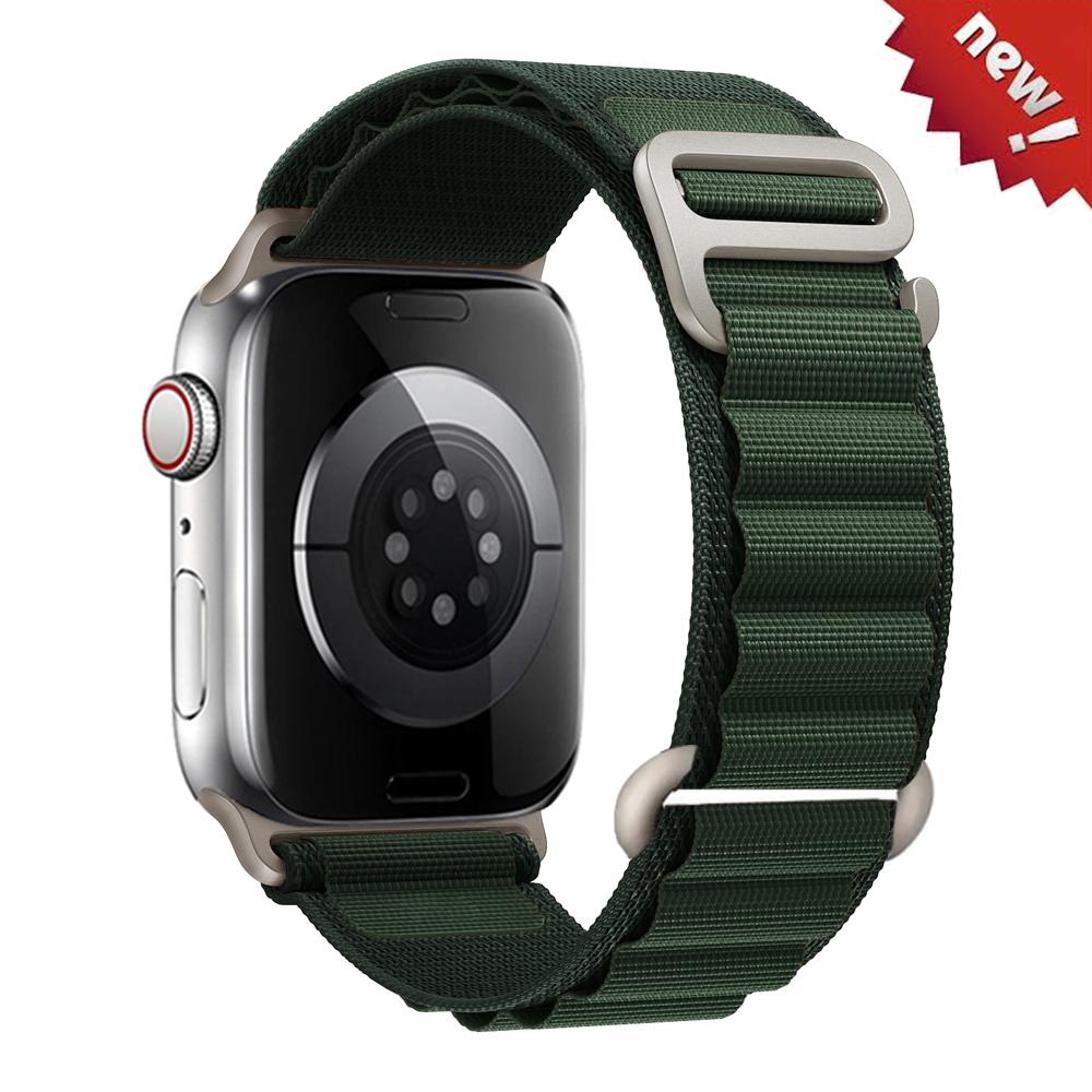 For Apple watch Ultra2 band 49mm 40mm 44mm 45mm 46mm 42mm 41mm Alpine loop Correas bracelet iwatch series 9 7 8 se 3 10 11 Strap