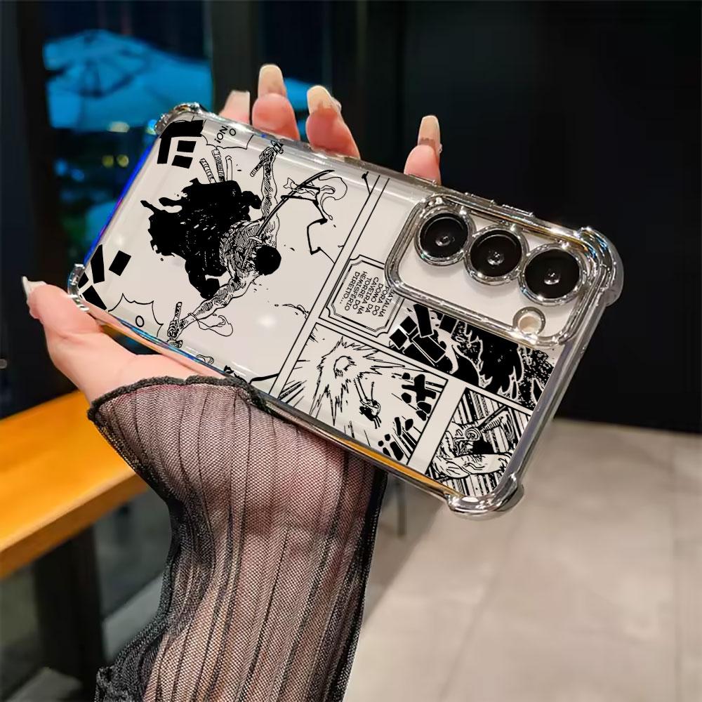 Чехол-бампер Roronoa Zoro One Pieces Manga для телефона Galaxy S26 Ultra Чехол для Samsung S26 S25 S24 S23 S21 Ultra S20 FE S25 Plus