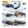 For Porsche 718 Spyder Cayman GT4 GT4RS - 2pcs Car Headlight Protective Cover Film Headlight 8.5mil Invisible TPU PPF
