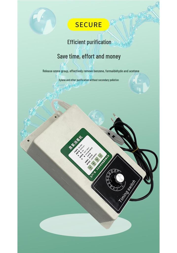 220V 2000mg Ozone Generator for Household Vegetable and Fruit Washing Machine, Water Treatment, and Fish Tank.