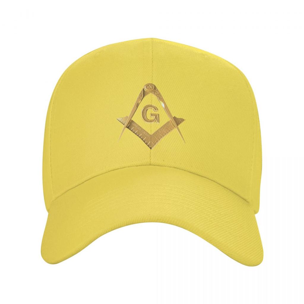 Золотая бейсболка с логотипом Freemason для женщин унисекс, регулируемая масонская шляпа для папы, уличная одежда, летние шляпы Snapback
