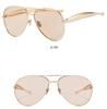 Fashion Metal Women Pilot Sunglasses Vitage Retro Brand Designer For Men Outdoor Sun Glasses UV400