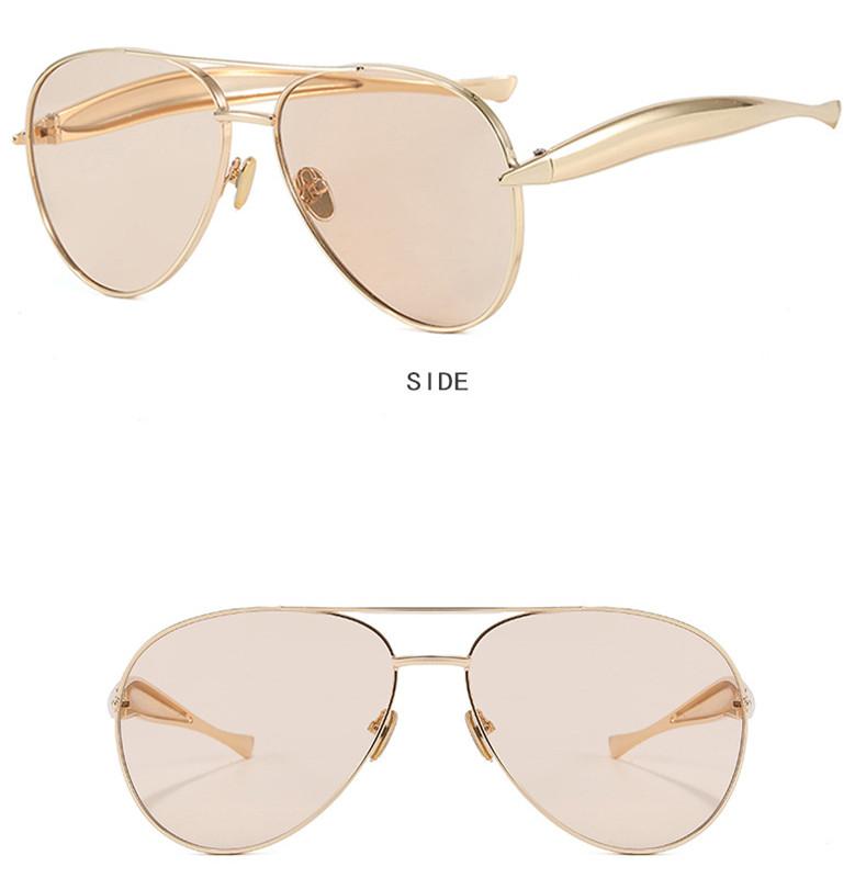 Fashion Metal Women Pilot Sunglasses Vitage Retro Brand Designer For Men Outdoor Sun Glasses UV400