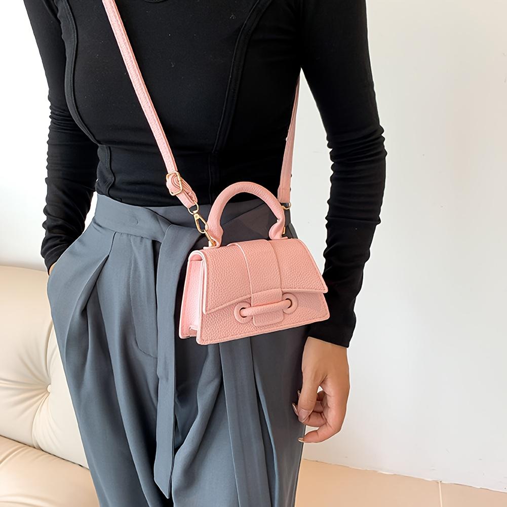 Сумка Trendy Niche Design, женская мини-сумка через плечо, модный квадратный кошелек с верхней ручкой