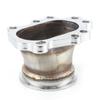 Turbo Adapter Flange 8 Bolts To 3in VBand Turbo Outlet Downpipe Fit for Garrett T25 T28 GT25 GT28